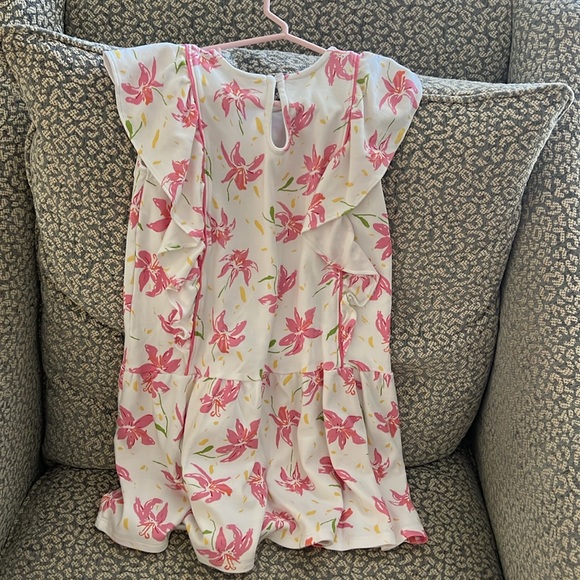 Bella Bliss Girls Floral Lily Pink Dress. - Picture 4 of 6